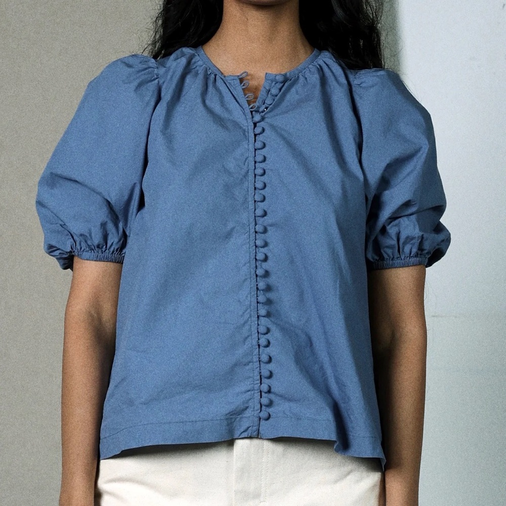 Last Chance Marvin Ruby Edith Button Down Blouse - image 1